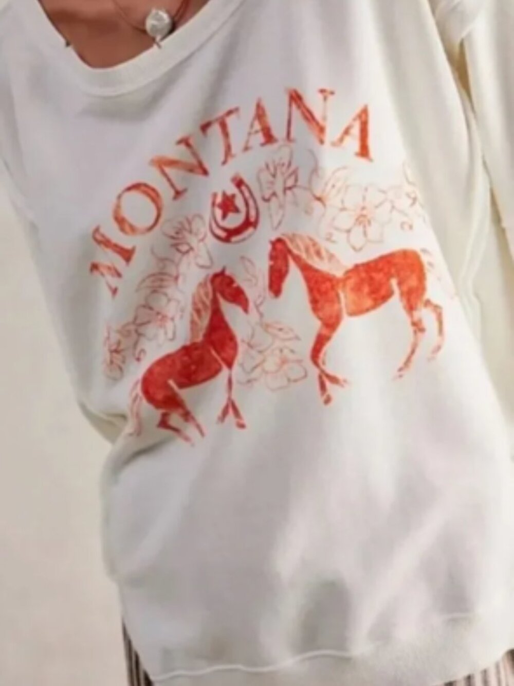 NWT We The Free Graphic Montana Pullover - Picture 10 of 15